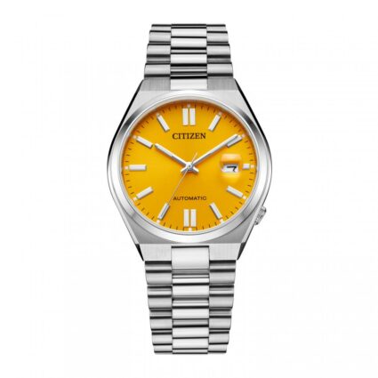 Montre Citizen Tsuyosa NJ0150-81Z automatique acier fond jaune