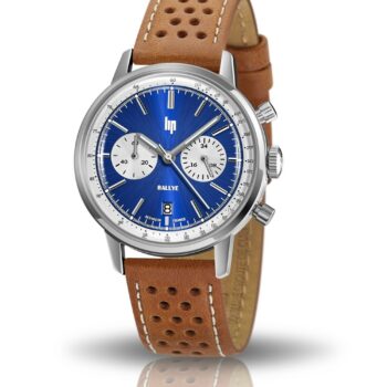 Montre LIP Rallye 671803 chronographe cadran bleu 38 mm