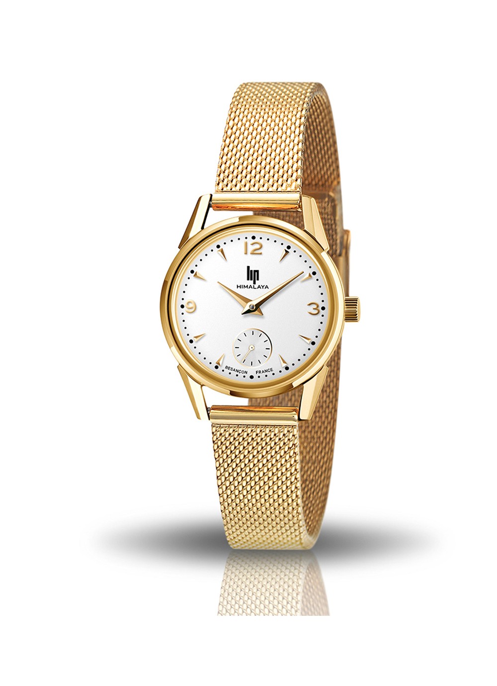 Montre Lip Himalaya 671609 29mm femme plaqu or