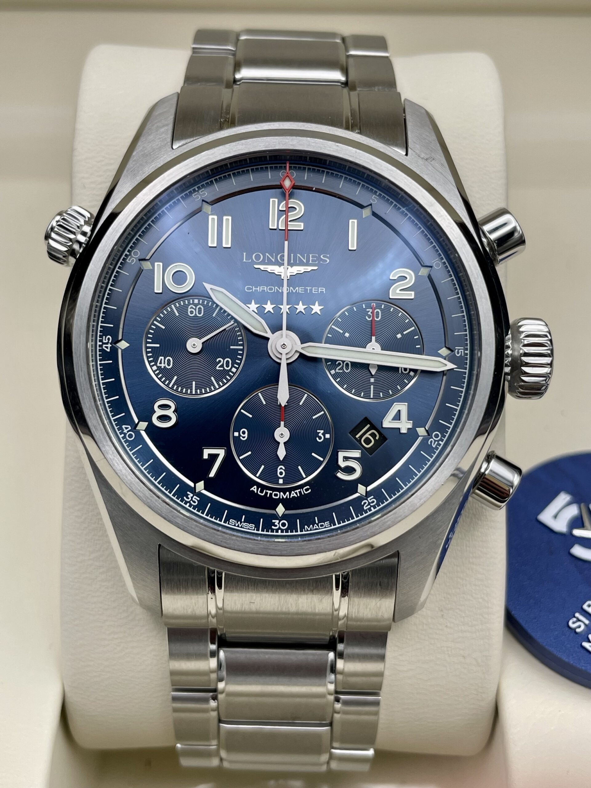 Montre Longines Spirit chronographe L38204936 2021 L Atelier