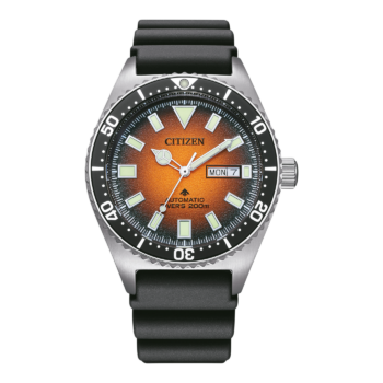 Montre Citizen Promaster NY0120-01ZE noir orangée