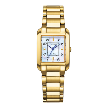 Montre Citizen "L"  EW5602-81D femme plaqué or