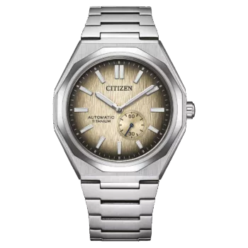 Montre Citizen Super Titanium Zenshin 60NK5020-58P - Cadran marron