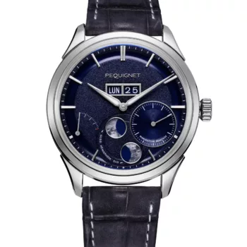 Montre Pequignet Royale Paris 39.5mm 9100673 cadran bleu