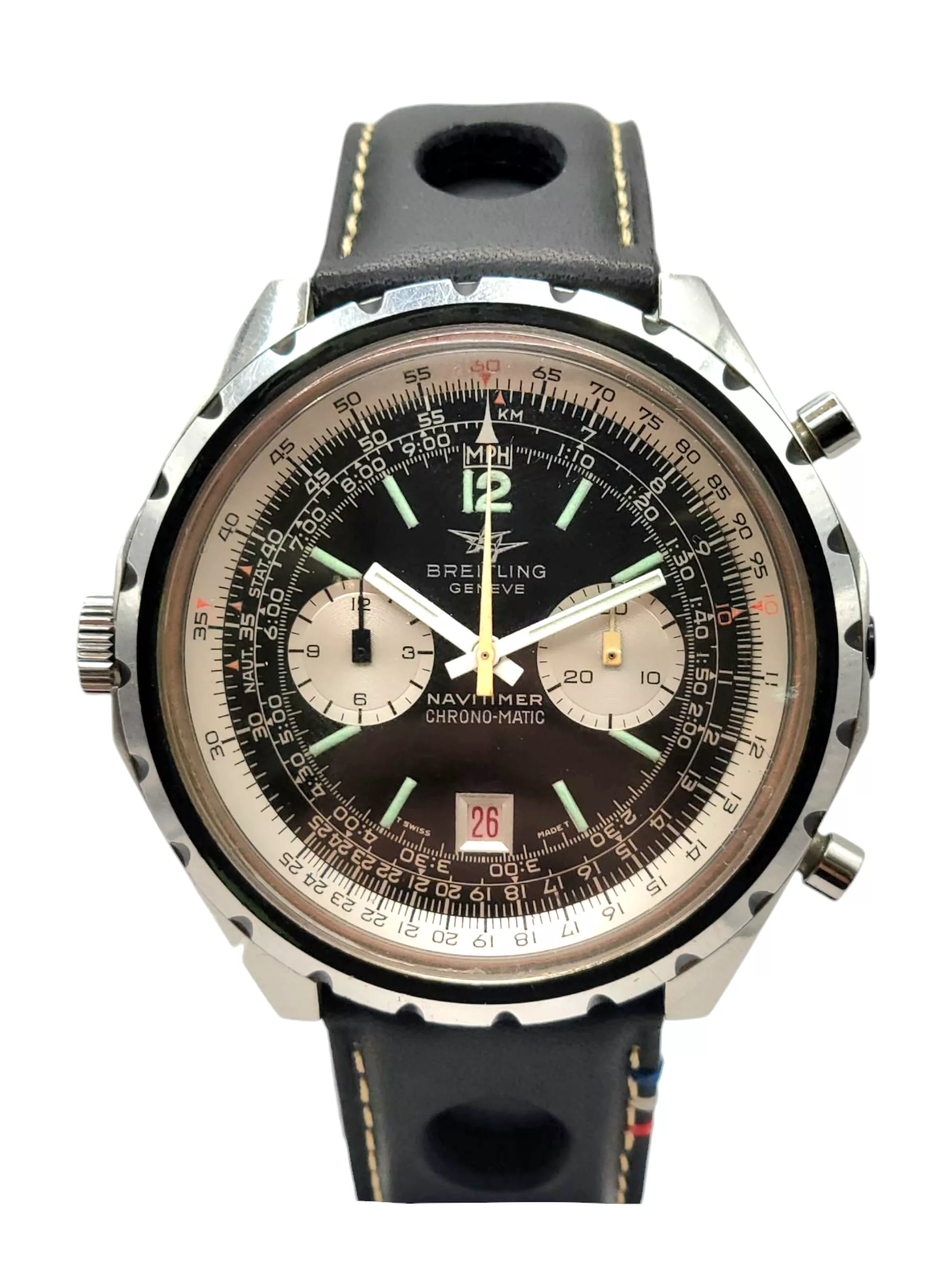 Montre Breitling "Pizza" Navitimer Chrono-matic réf. 1806