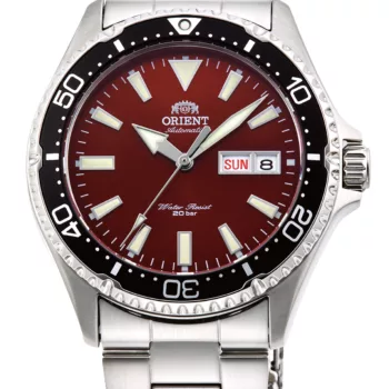 Orient RA‑AA0003R « Kamasu » – Montre Plongée Automatique 42 mm Cadran Rouge