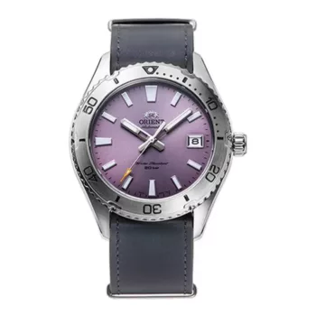 Montre Orient RA-AC0Q07V10B Automatique Lilas 40 mm – Sport Chic Étanche 200 m